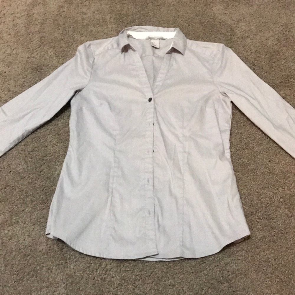 Long sleeve button up blouse